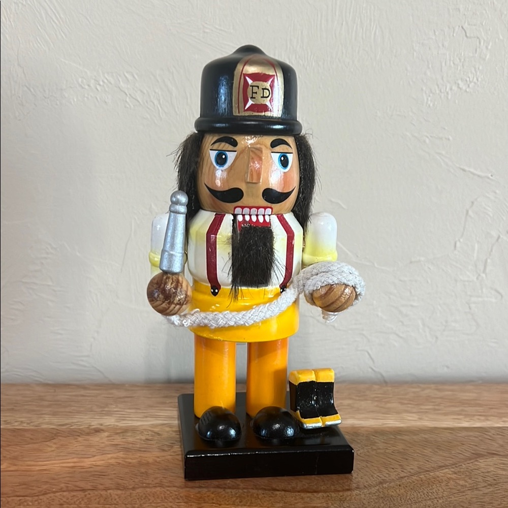 Fireman Nutcracker 7” for the Holidays